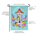 Goldfinch Feeder Applique Flag Garden