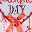Happy Valentine's Day Bows Applique Flag Garden