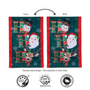 Ho Ho Ho Christmas Icons Applique Flag House
