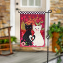 Loving Cats Applique Flag Garden