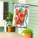 Mardi Gras Lobster Applique Flag House
