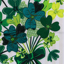 Shamrock Bouquet Applique Flag House