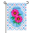 Peony Blossoms Applique Flag Garden