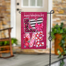 L.O.V.E Applique Flag Garden