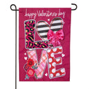 L.O.V.E Applique Flag Garden