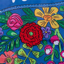 Hello Floral Bloom Applique Flag House