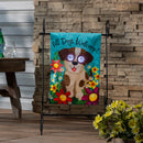 Winky Blinky All Dogs Welcome Applique Lighted Garden Flag