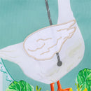 Springtime Goose Applique Flag Garden