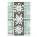 Snowflake Trio Applique Flag House