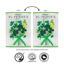 Shamrock Bouquet Applique Flag Garden