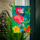 Winky Blinky Let's Flamingle Applique Lighted Garden Flag