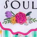 Hello Kind Soul Applique Flag House