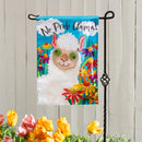 Winky Blinky No Prob Llama Applique Lighted Garden Flag