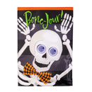 Winky Blinky Bonjour Skeleton Applique Lighted Garden Flag Garden