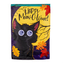 Winky Blinky Happy Meow-O-Ween Applique Lighted Garden Flag Garden