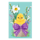 Easter Bow Basket Applique House Flag