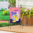 Lavender Lemonade Applique Garden Flag