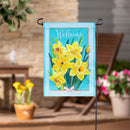 Daffodils & Stripes Applique Flag Garden