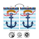 Anchored Here Applique Flag Garden