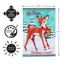 Oh Deer Applique Flag House