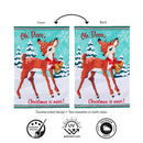 Oh Deer Applique Flag House