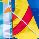 Let The Sea Set You Free Applique Flag House