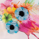 Palm Beach Floral Flamingo Applique Garden Flag