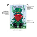 Leprechaun Swing Applique Flag Garden
