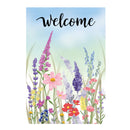 Wildflower Season Applique Garden Flag