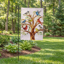 Welcome to the Flock Burlap Flag Garden