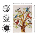 Welcome to the Flock Burlap Flag Garden