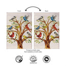 Welcome to the Flock Burlap Flag Garden