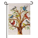 Welcome to the Flock Burlap Flag Garden