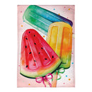 Summer Treats Burlap Garden Flag