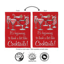 Sugar & Stripes Cheers Burlap Flag Garden