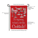 Sugar & Stripes Cheers Burlap Flag Garden