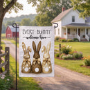 Every Bunny Welcome Here Burlap Garden Flag Garden
