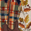 Fall Cowboy Boots Burlap Flag House