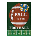 Fall Football Burlap Flag House