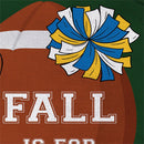 Fall Football Burlap Flag House