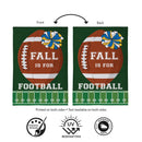 Fall Football Burlap Flag House