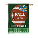 Fall Football Burlap Flag House