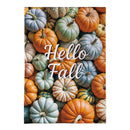 Pumpkin Bunch Burlap Flag Garden