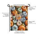 Pumpkin Bunch Burlap Flag Garden