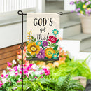 God's Got This Burlap Flag Garden