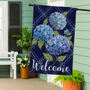 VivaStyle Burlap House Flag, Gilded Meadow