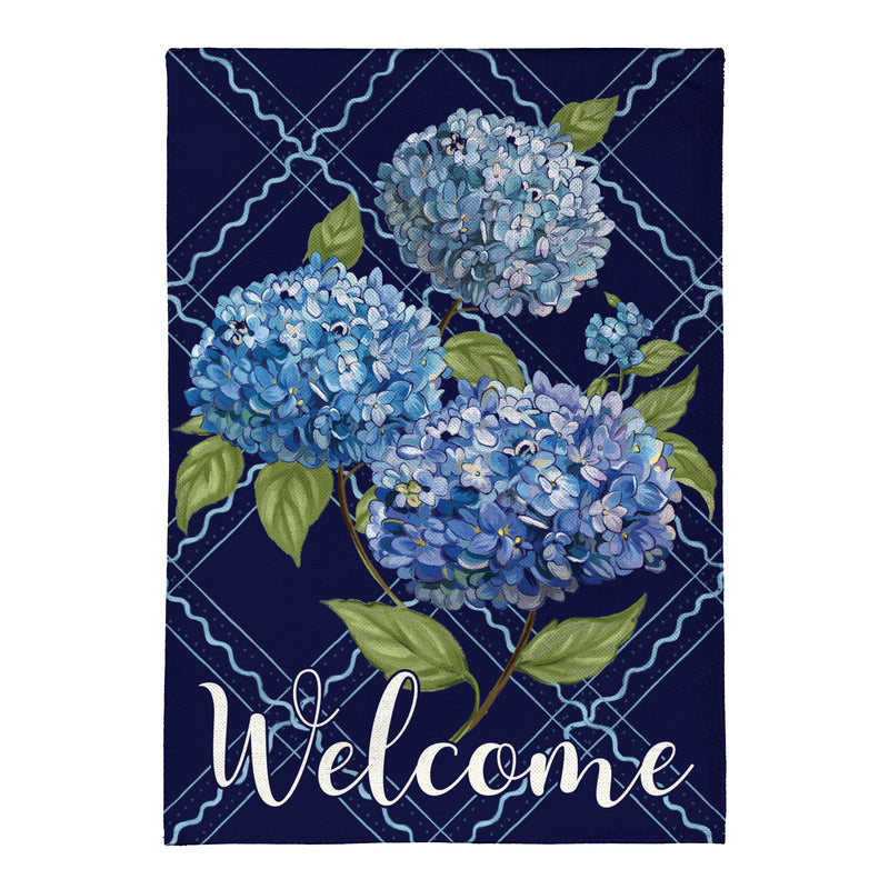 VivaStyle Burlap House Flag, Gilded Meadow