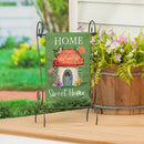 Home Sweet Mushroom Home Burlap Garden Flag