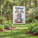 Buffalo Plaid Bunny Burlap Garden Flag Garden