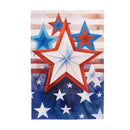 American Classic Stars & Stripes Burlap House Flag